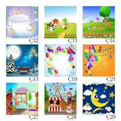 Star 200-200 Kumaş Desenli Fon ( Mekanizmalı )