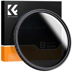 K&F Concept 58mm B-SERIES ND2-ND400 (1 ile 9 Stop) ND Filtre