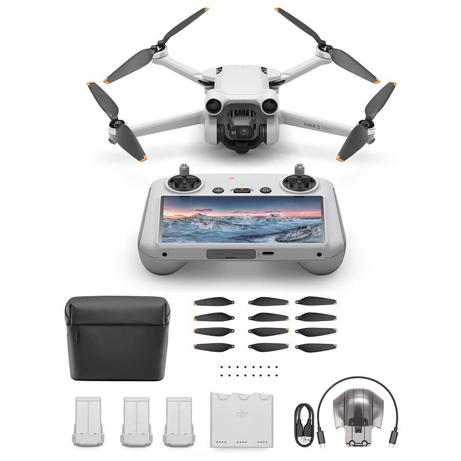 DJI Mini 3 Pro Drone (DJI RC) Fly More Kit Plus