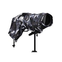 JJC Camera Rain Cover Profesyonel DSLR Yağmurluk (Kamuflaj Gri)