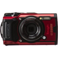 Olympus TG-6 Sualtı Fotoğraf Makinesi Kırmızı