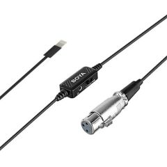 Boya BY-BCA6 XLR Mikrofon Telefon Bağlantı Kablosu
