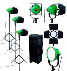 Star Yeşil Kafa 3'lü Sürekli Işik Seti 5500 Kelvin