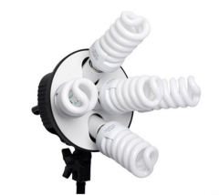 Youtuber video seti Star 2'li Sürekli Işık Seti 5'li Duylu (Softboxlı)