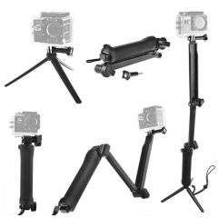 Sanger Aksiyon Kamera 3 Yollu Monopod Tripod