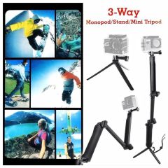 Sanger Aksiyon Kamera 3 Yollu Monopod Tripod