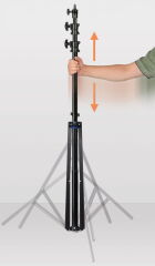 Kaiser Işık Ayağı 78-240cm (3186)
