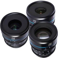 Sirui Night Walker T1.2 S35 Fujifilm X Mount Cine Prime 3'lü Lens Kit