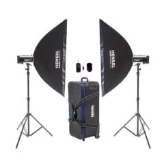 Hensel Expert D 1000w 2'li Paraflaş Set