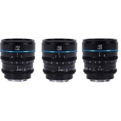 Sirui Night Walker T1.2 S35 Sony E Mount Cine Prime 3'lü Lens Kit