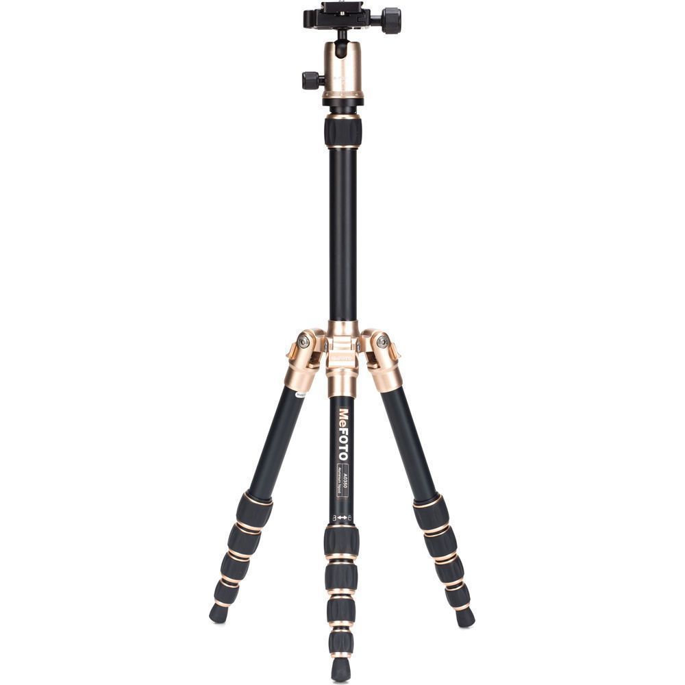 Mefoto A-0350Q0 Mag.Alum.Colorful Travel Angel Tripod Altın