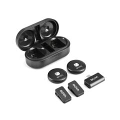 BOYA Omic-U Wireless İkili Yaka Mikrofonu Type-C (Siyah)