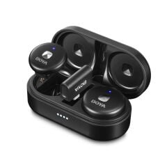 BOYA Omic-D Wireless İkili Yaka Mikrofonu Lightning (Siyah)