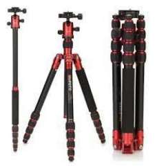Mefoto A-1350Q1 Mag.Alum.Colorful Travel Angel Tripod Kırmızı