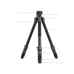 SmallRig 4353 AP-100  FreeRover Karbon Fiber Fotoğraf Tripod Seti