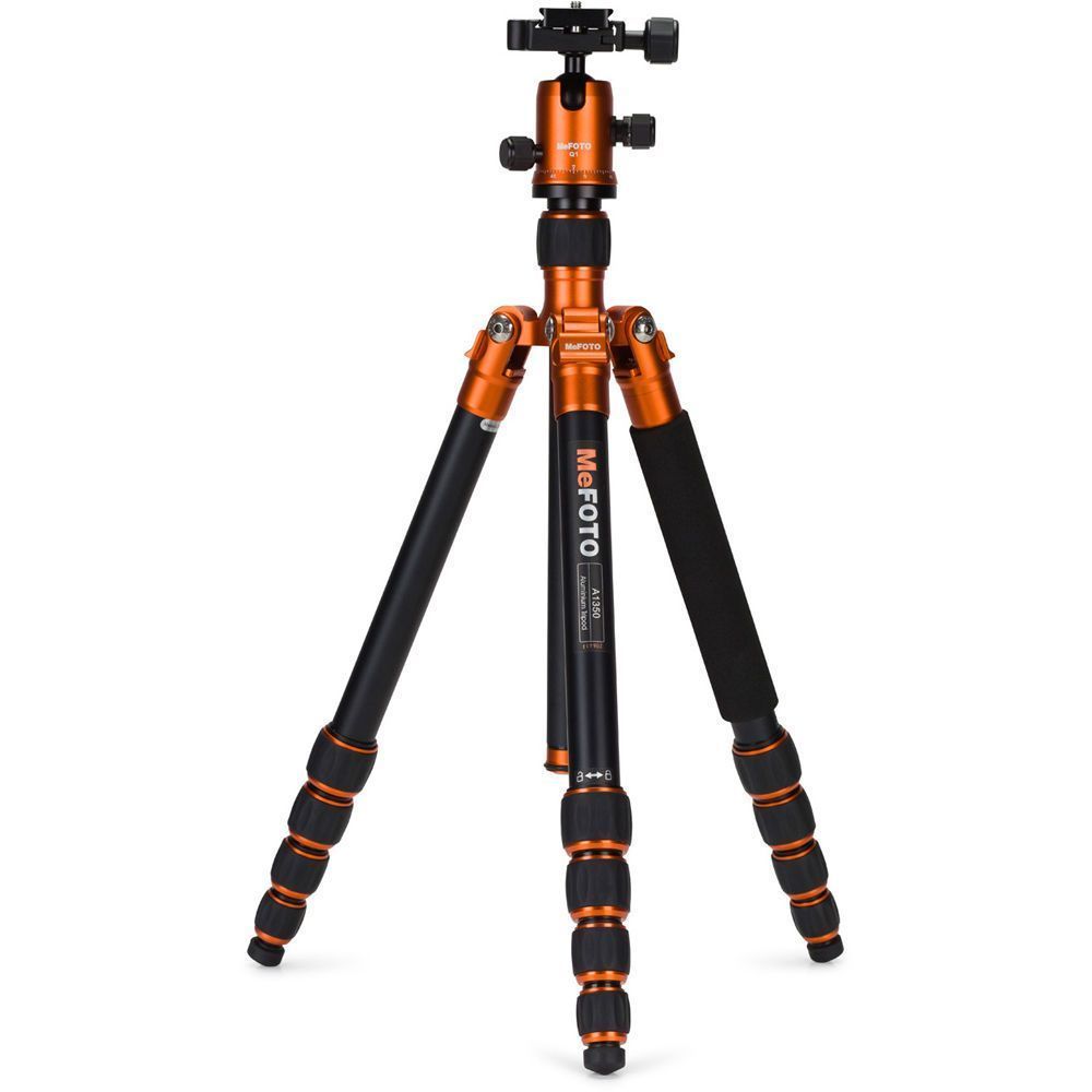 Mefoto A-1350Q1 Mag.Alum.Colorful Travel Angel Tripod Turuncu