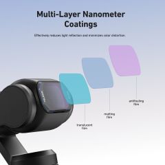 Osmo Pocket 4 için Filtre Kiti (ND16+ND32+ND64+ND256)