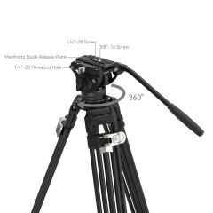 SmallRig  AD-80 4163 FreeBlazer  Alüminyum Alaşımlı Tripod Seti