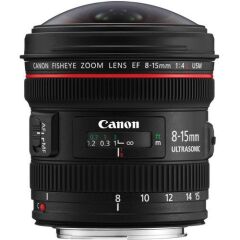 Canon EF 8-15mm f/4L USM Balıkgözü Lens