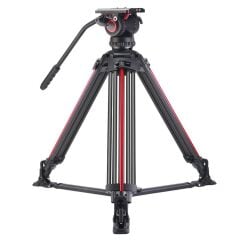 Miliboo M15DL Hidrolik Kafalı Profesyonel Alüminyum Tripod
