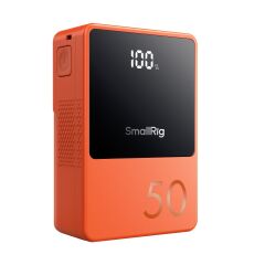SmallRig 4871 VB50 Mini V Montajlı Pil (Turuncu)