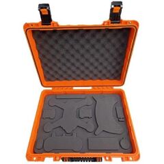 ClasCase C05 DJI FPV Combo Uyumlu Hard Case Çanta (Turuncu-Gri)