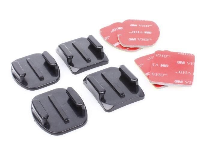 Sanger Aksiyon Kamera 2 Düz 2 Oval Yapışkanlı Aparat