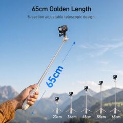 Aksiyon Kameralar için Mini Selfie Çubuğu & Tripod