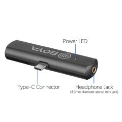 Boya BY-WM4 PRO-K5 Type-c Kablosuz Mikrofon