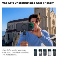 K&F Concept iPhone 17 Pro ve Pro Max için CPL Filtre Blue
