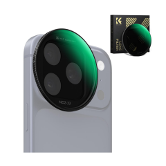 K&F Concept iPhone 17 Pro ve Pro Max için ND2-32 Filtre Black