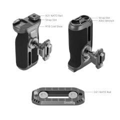 SmallRig 4485 HawkLock H21 Hızlı Çıkartmalı Döner Yan Sap Takımı