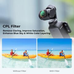 Osmo Pocket 4 için Filtre Seti (UV/CPL/ND2-32 ND32-512)