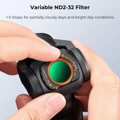 Osmo Pocket 4 için Filtre Seti (UV/CPL/ND2-32 ND32-512)