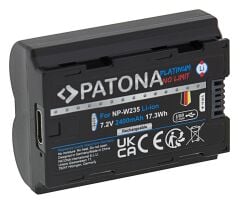 PATONA 1371 Platinum Battery with USB-C Input Fuji FinePix NP-W235 xT-4 XT4