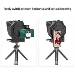 Ulanzi PT-15 Akıllı Telefonlar ve DSLR için Taşınabilir Kumandalı Teleprompter