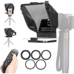 Ulanzi PT-15 Akıllı Telefonlar ve DSLR için Taşınabilir Kumandalı Teleprompter