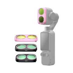 Telesin Osmo Pocket 4P Filtre Kiti (CPL+VND8-32+Cool Rose)