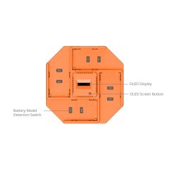 SmallRig 4837 NP-F F970 Serisi 4 Kanallı Kamera Pil Şarj Cihazı