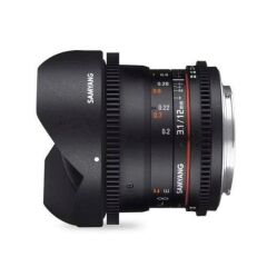 Samyang 12mm T3.1 ED AS NCS Fisheye Cine Lens (Canon EF)