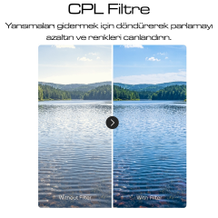 Telesin Osmo Pocket 4P CPL Filtre