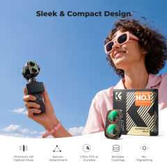 K&F Concept Osmo Pocket 4P ND2-32 Filtre - Metal Versiyon