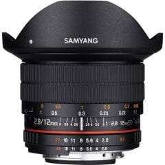 Samyang 12mm f/2.8 ED AS NCS Fisheye Lens (Canon EF)