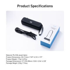 Telesin Osmo Pocket 4 için Seyahat Çantası Black