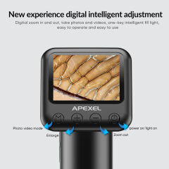 Apexel 400-800X El Tipi Mikroskop