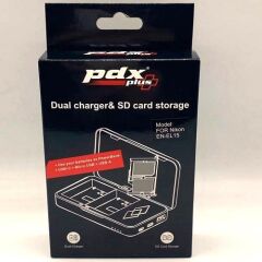 PDX EN-EL15 İkili Şarj ve SD Kart Saklama Kutusu