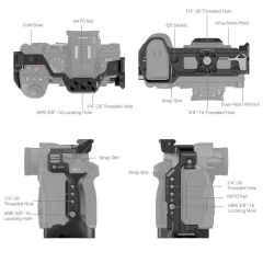 SmallRig 4022 Panasonic LUMIX G9II / S5II / S5IIX  için  Kafes
