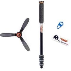3 Legged Thing Punks Trent Monopod ve Docz2 Ayak Sabitleyici Kit (Gri)