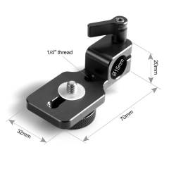 SmallRig Monitörünüzü veya EVF'yi herhangi bir 15 mm çubuğa takmak için  Çubuk kelepçesi 960