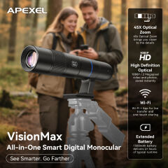 Apexel VisionMax Hepsi Bir Arada Taşınabilir Akıllı Dijital Telefoto Lens